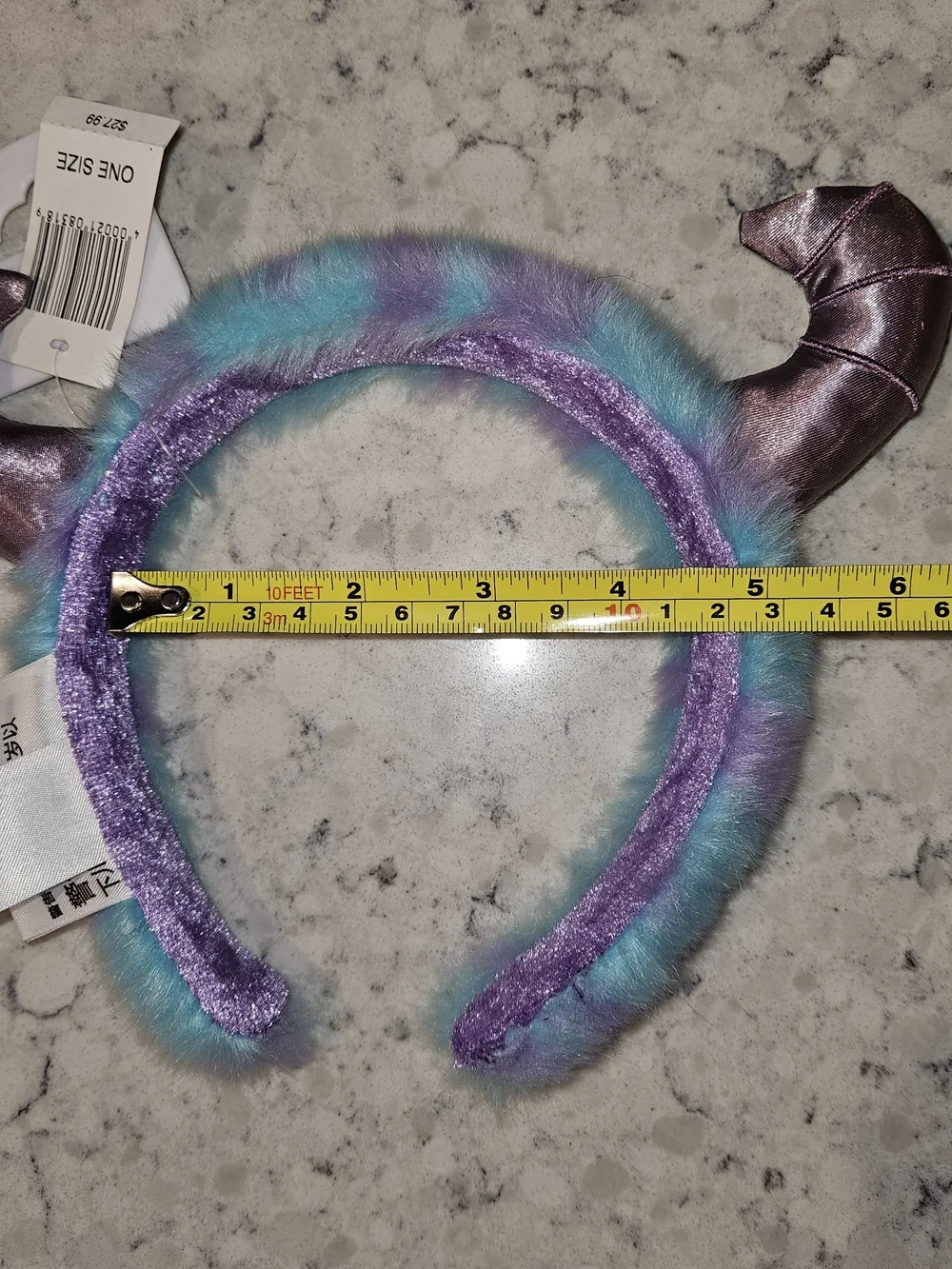 Disney Plush Teal & Purple Horned Headband